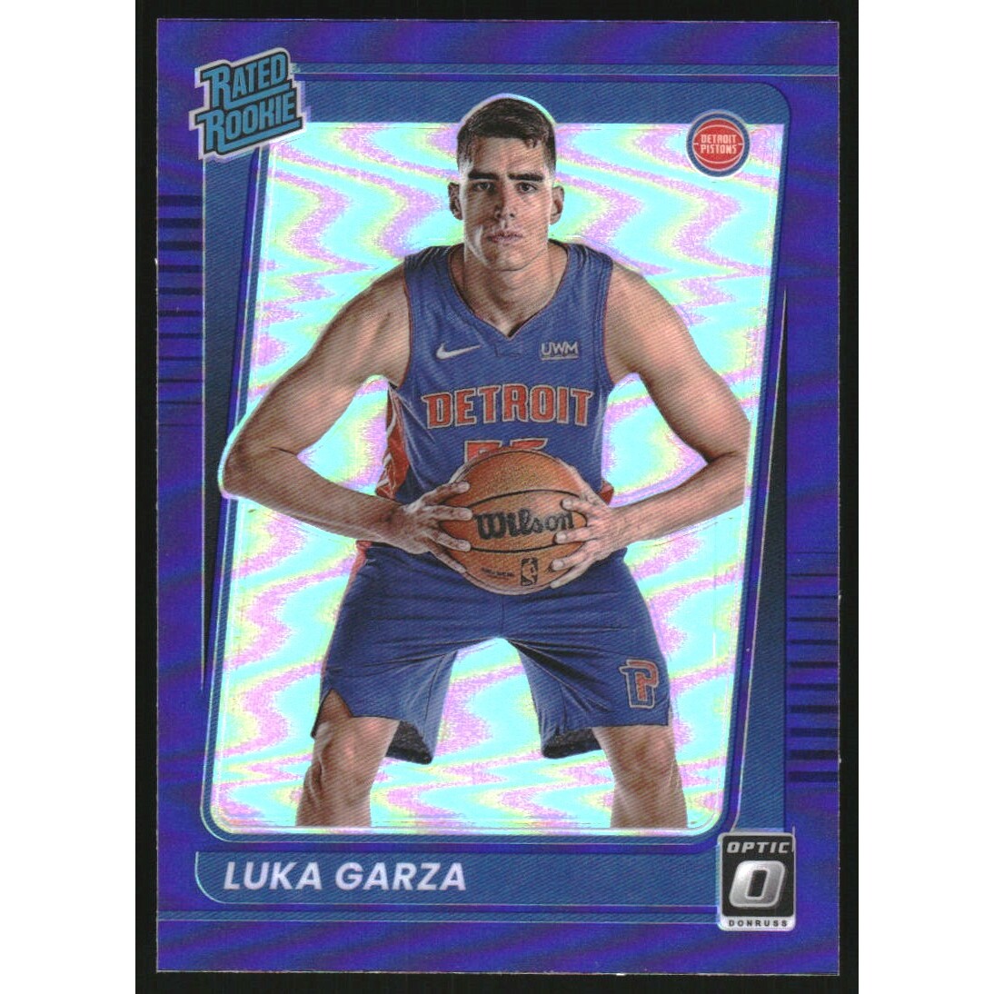 2021-22 Donruss Optic Purple #164 Luka Garza