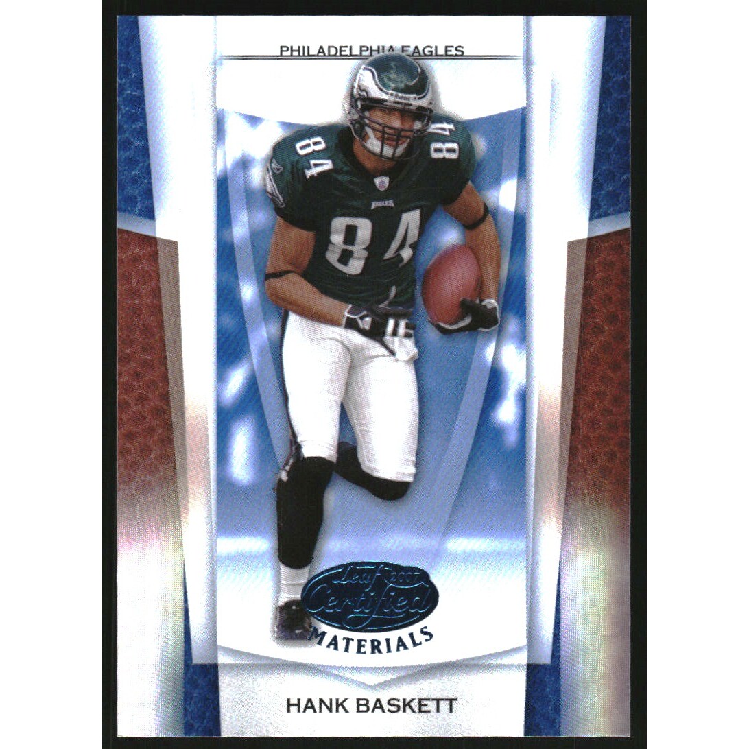 2007 Leaf Certified Materials Mirror Blue #15 Hank Baskett