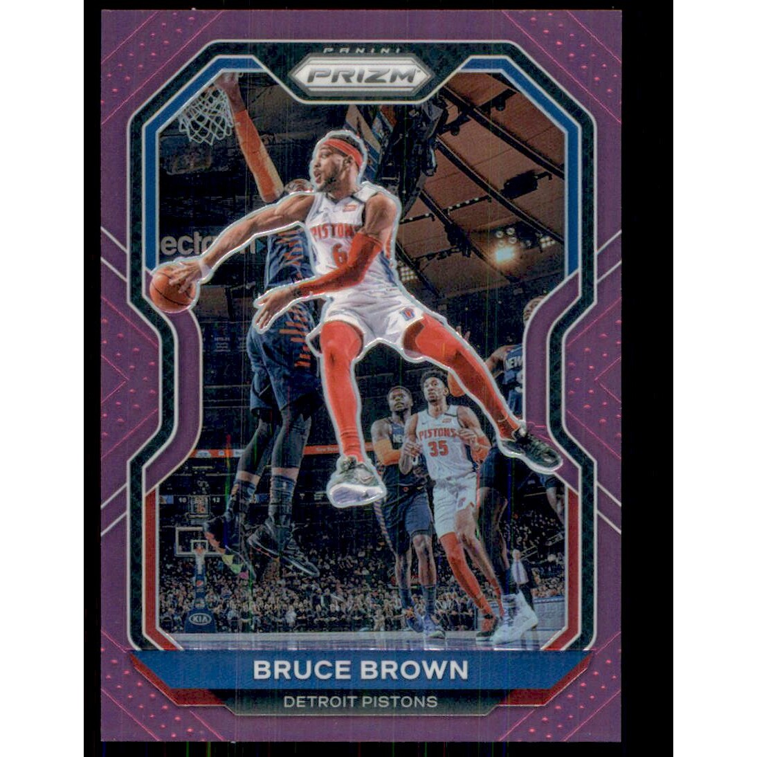 2020-21 Panini Prizm Prizms Purple #239 Bruce Brown