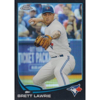 2013 Topps Chrome Black Refractors #54 Brett Lawrie