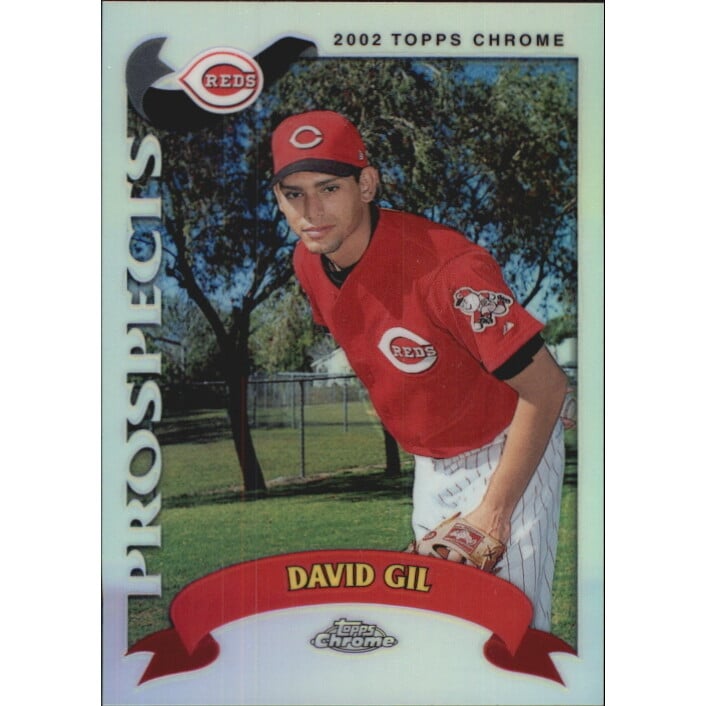 2002 Topps Chrome Traded Black Refractors #T173 David Gil
