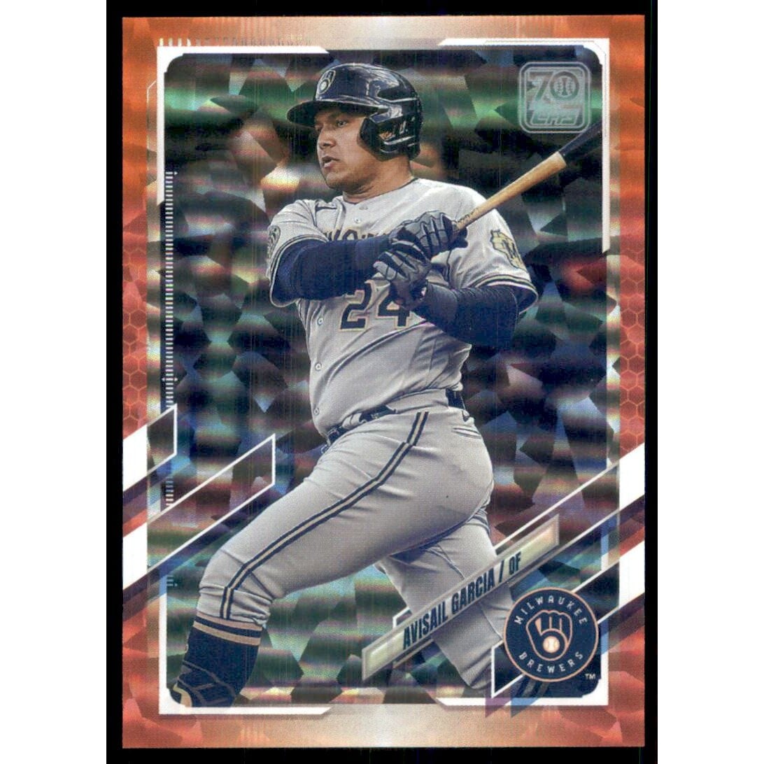 2021 Topps Orange Foil #307 Avisail Garcia. rookie card picture