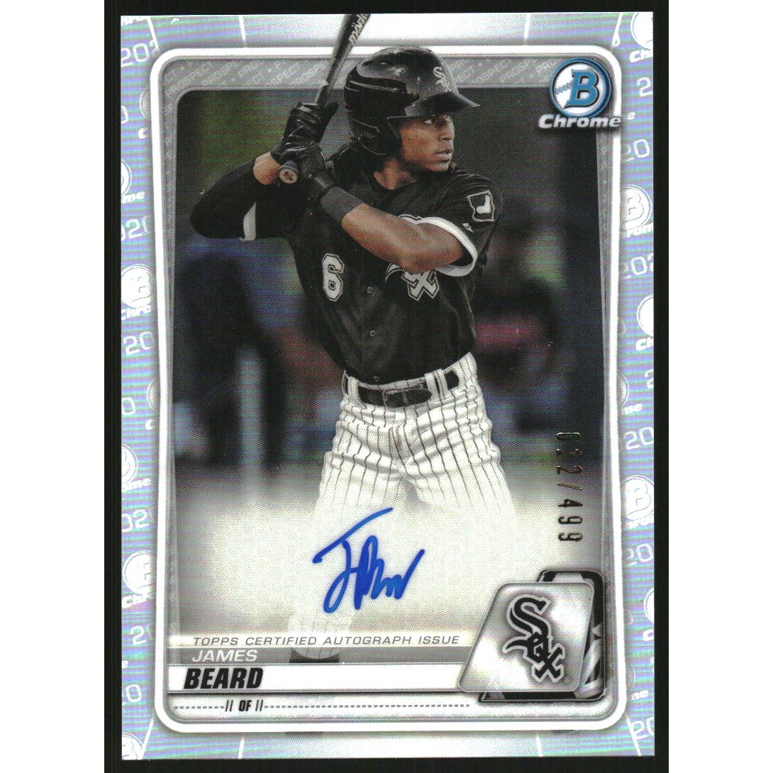 2020 Bowman Chrome Prospect Autographs Refractors #CPAJBE James Beard