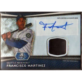 2012 Bowman Platinum Relic Autographs #FM Francisco Martinez