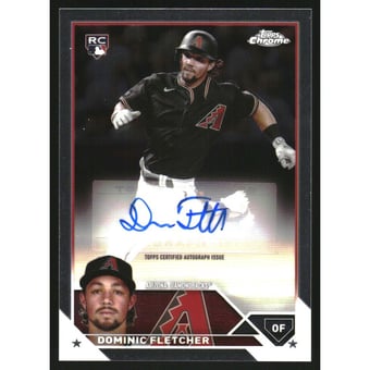 2023 Topps Chrome Update Autographs #ACDF Dominic Fletcher