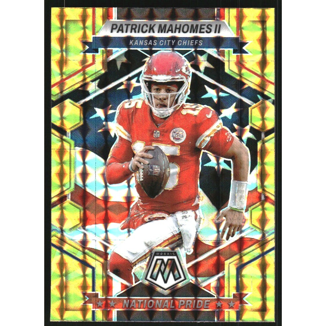 2023 Panini Mosaic Mosaic Reactive Yellow #251 Patrick Mahomes II NP