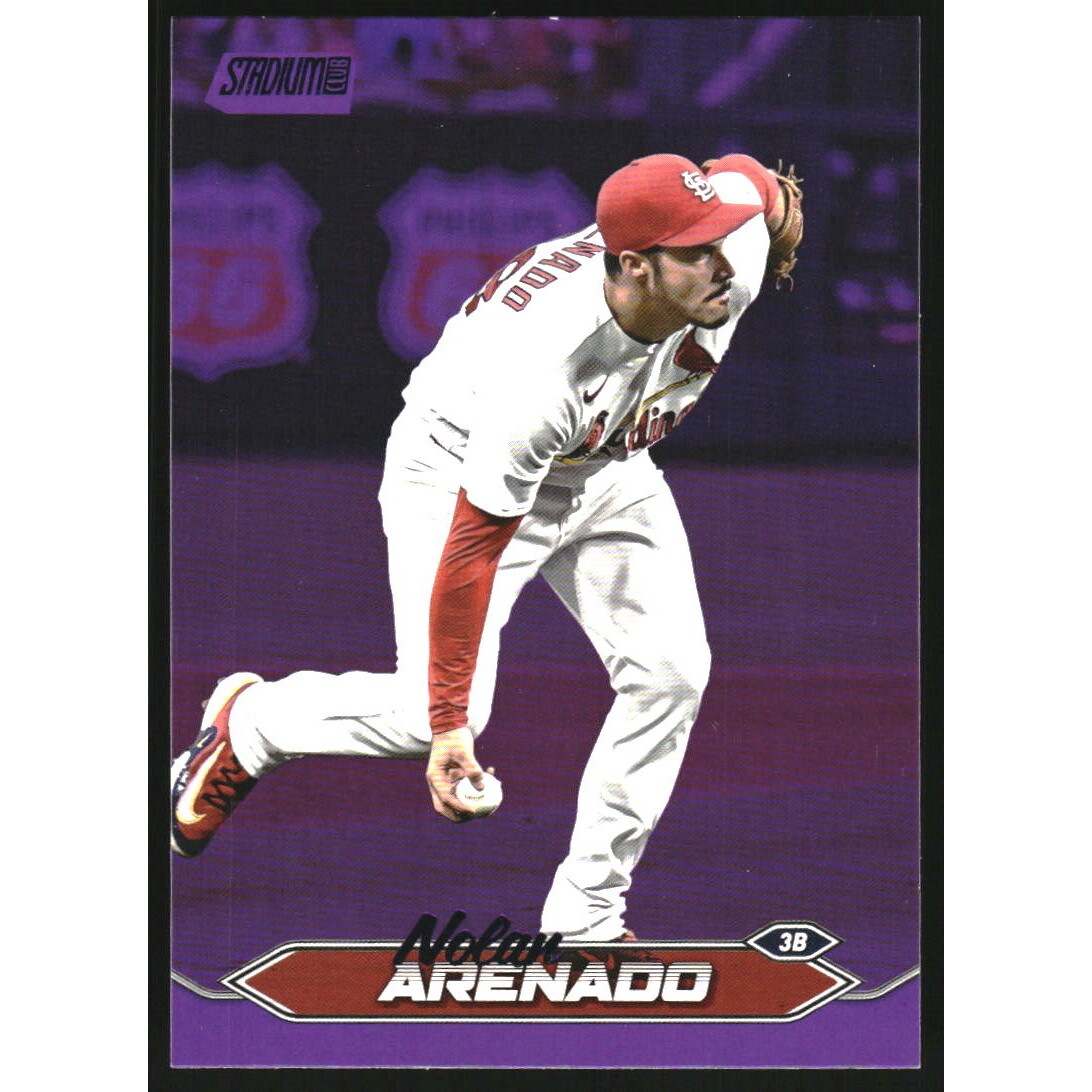2024 Stadium Club Purple Foil #275 Nolan Arenado 2024 Stadium Club Purple Foil #275 Nolan Arenado