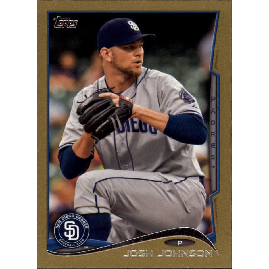 2014 Topps Mini Gold #635 Josh Johnson. rookie card picture