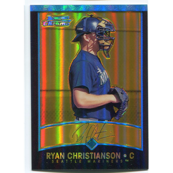 2001 Bowman Chrome Gold Refractors #223 Ryan Christianson