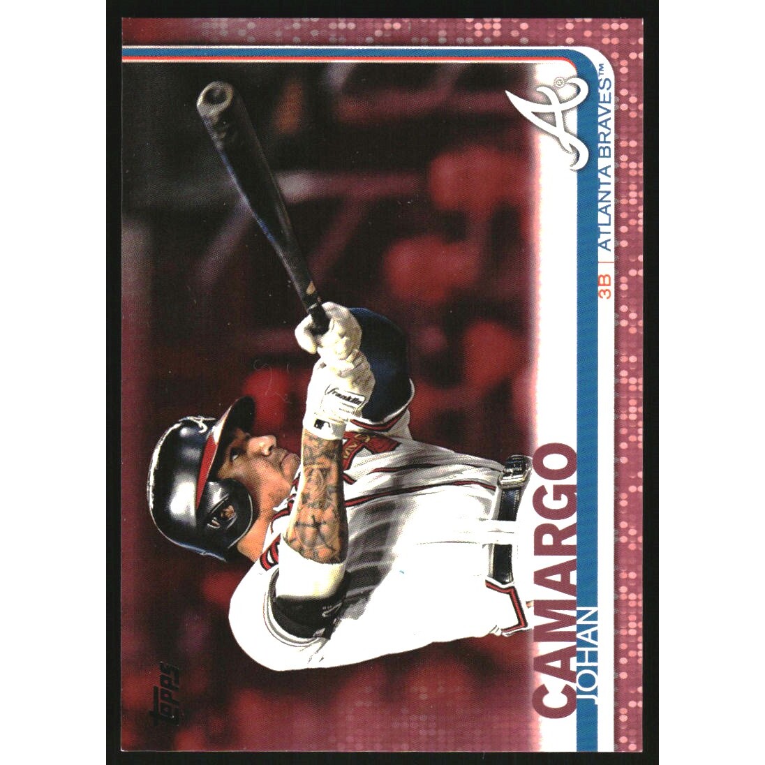 2019 Topps Mother's Day Pink #587 Johan Camargo. rookie card picture