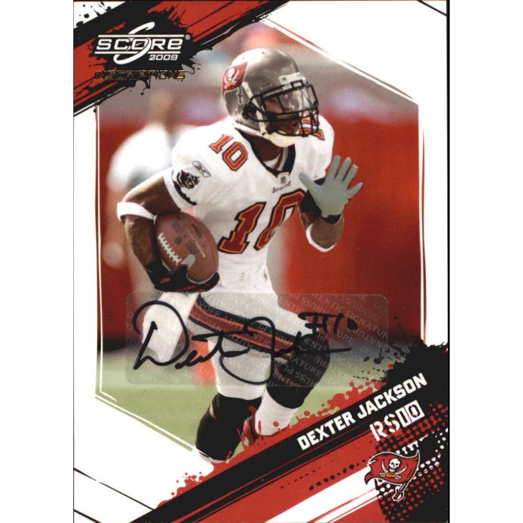 2009 Score Inscriptions Autographs #275 Dexter Jackson/499
