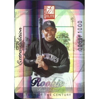 2002 Donruss Elite Turn of the Century #214 Rene Reyes/75*