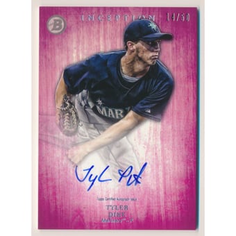 2014 Bowman Inception Prospect Autographs Pink #PATP Tyler Pike