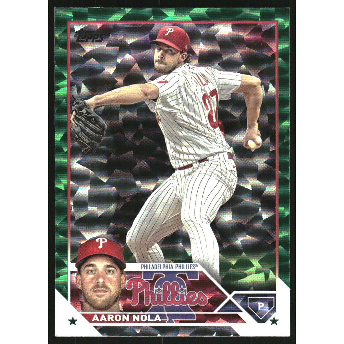 2023 Topps Green Foil #278 Aaron Nola