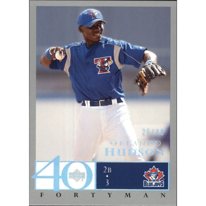 2003 Upper Deck 40-Man Rainbow #56 Orlando Hudson. rookie card picture