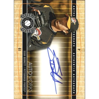 2005 Fleer Patchworks Autoworks Silver #SB Sean Burnett