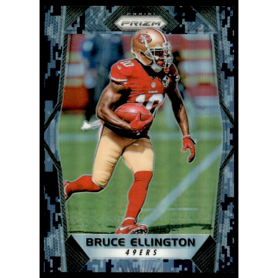 2017 Panini Prizm Prizms Camo #75 Bruce Ellington. rookie card picture