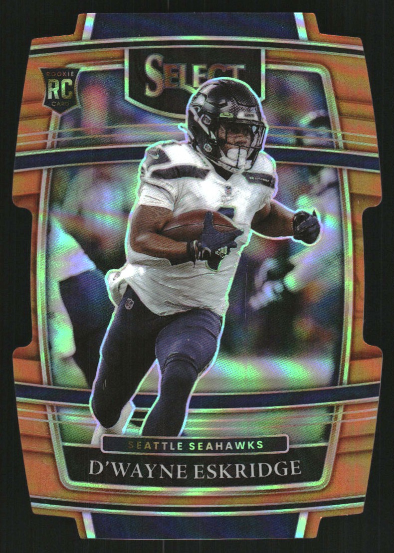 2021 Select Prizm Orange Die Cut #60 D'Wayne Eskridge