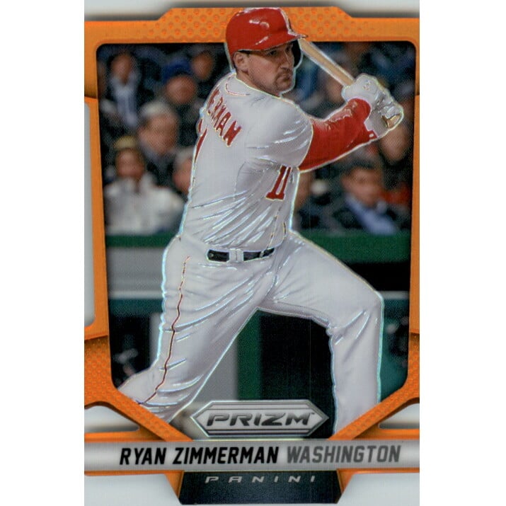2014 Panini Prizm Prizms Orange Die Cut #16 Ryan Zimmerman