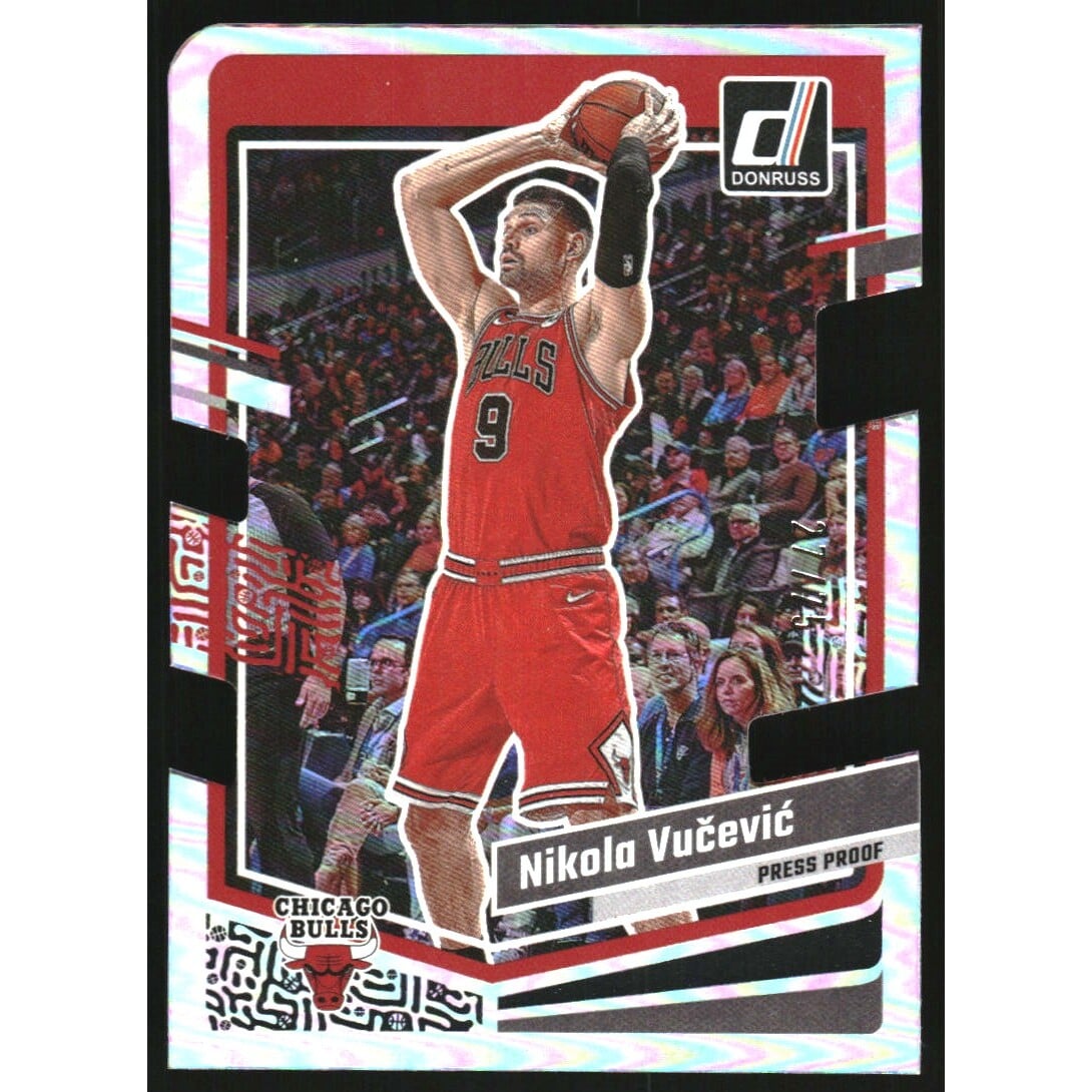 2023-24 Donruss Press Proof Silver Die-Cut #115 Nikola Vucevic