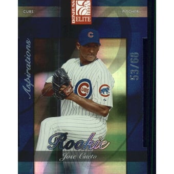 2002 Donruss Elite Aspirations #172 Jose Cueto ROO/68