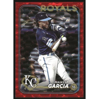 2024 Topps Red Foil #342 Maikel Garcia