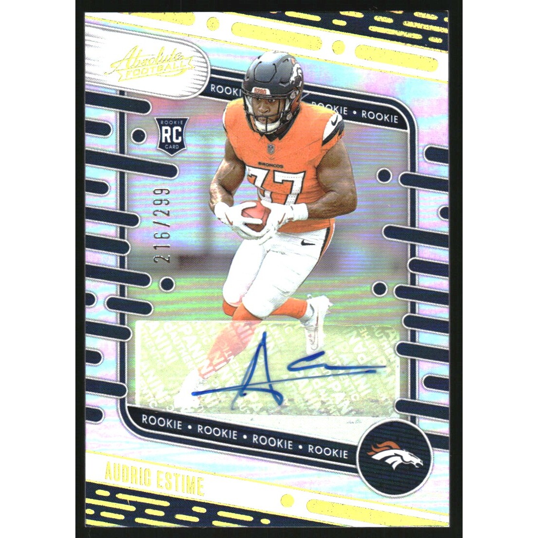 2024 Absolute Signatures Spectrum #193 Audric Estime