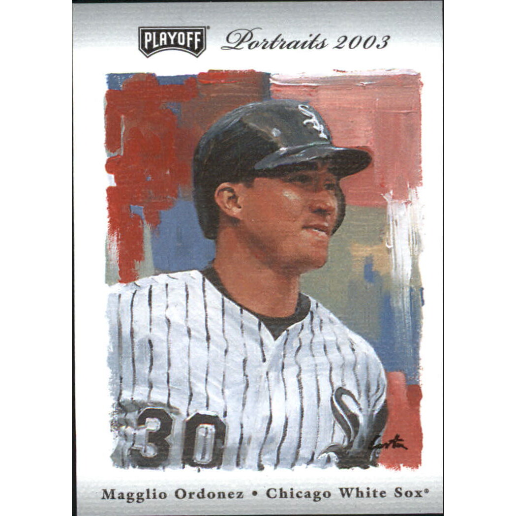 2003 Playoff Portraits Silver #69 Magglio Ordonez
