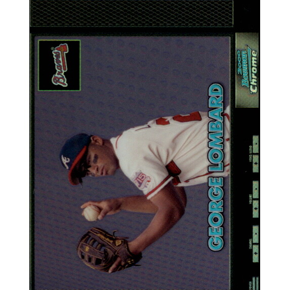 2000 Bowman Chrome Retro/Future Refractors #369 George Lombard. rookie card picture