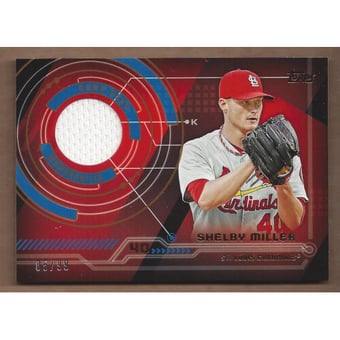 2014 Topps Trajectory Relics Gold #TRSM Shelby Miller
