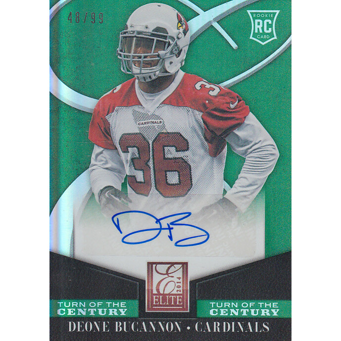 2014 Elite Turn of the Century Autographs #130 Deone Bucannon