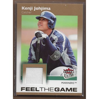 2007 Ultra Feel the Game Materials #KJ Kenji Johjima