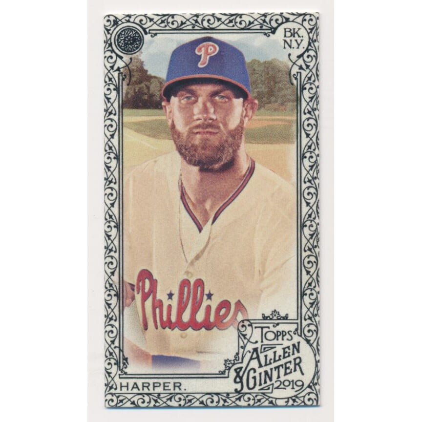 2019 Topps Allen and Ginter Mini Black Border #280 Bryce Harper