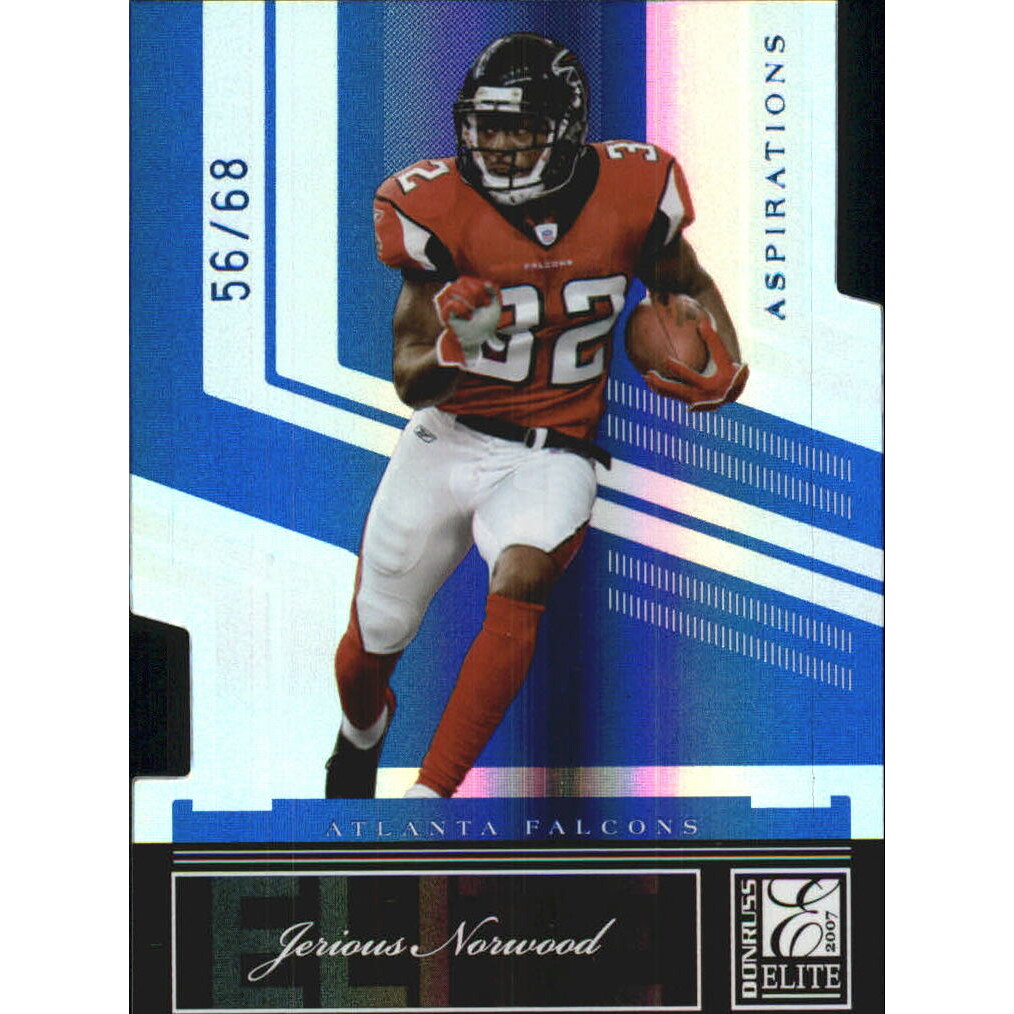 2007 Donruss Elite Aspirations #6 Jerious Norwood/68. rookie card picture