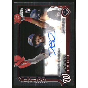 2025 Topps Chrome Update Rookie Debut Autographs #CRDADB Darren Baker