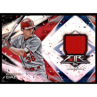 2017 Topps Fire Relics #FRAD Aledmys Diaz