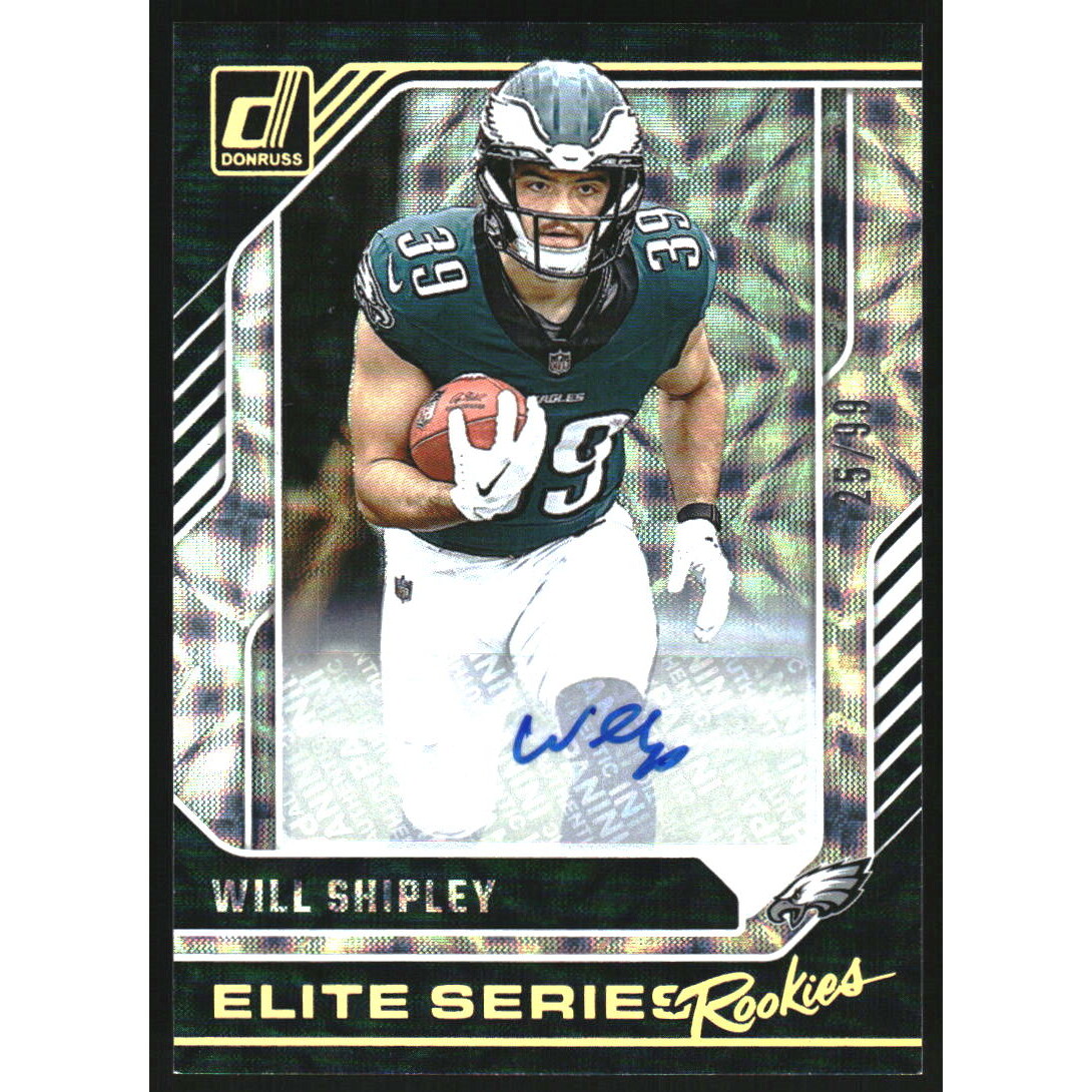 2024 Donruss The Elite Series Rookies Autographs #28 Will Shipley