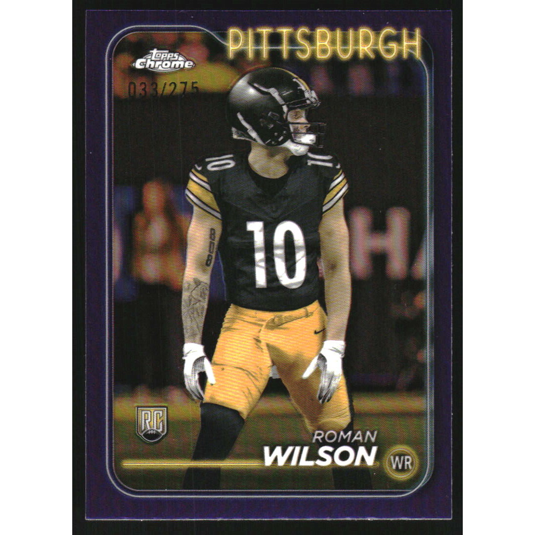 2024 Topps Chrome Purple Refractors #230 Roman Wilson