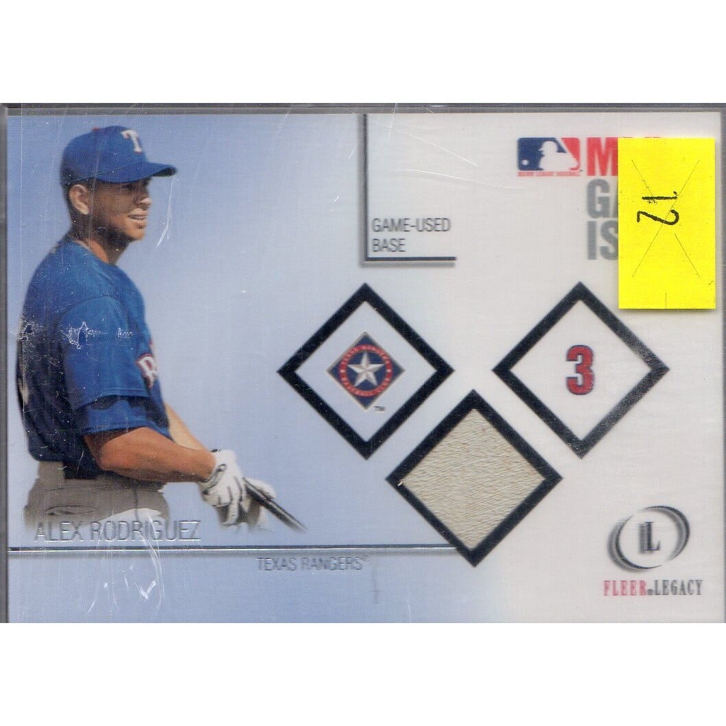 2001 Fleer Legacy MLB Game Issue Base #12 Alex Rodriguez