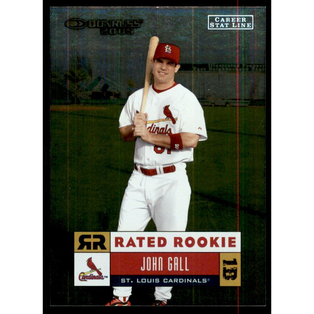 2005 Donruss Stat Line Season #50 John Gall RR/22. rookie card picture