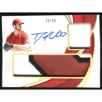 2019 Immaculate Collection Immaculate Doubles Memorabilia Autographs Gold #37 Dakota Hudson