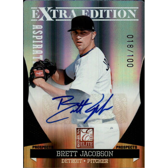 2011 Donruss Elite Extra Edition Prospects Signature Aspirations #160 Brett Jacobson
