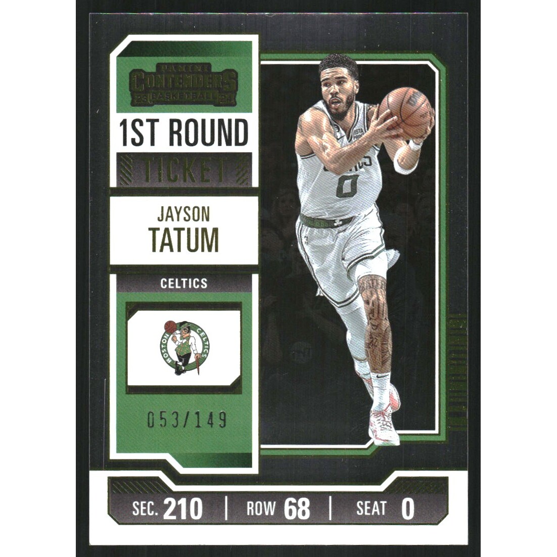2023-24 Panini Contenders First Round Ticket #77 Jayson Tatum 2023-24 Panini Contenders First Round Ticket #77 Jayson Tatum