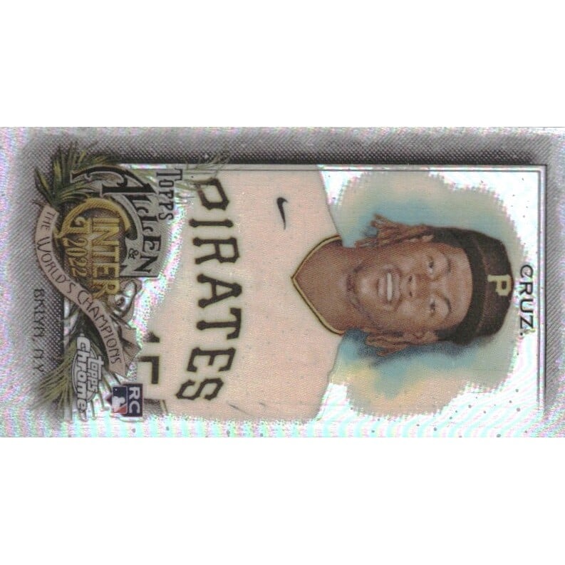 2022 Topps Allen and Ginter Chrome Mini #122 Oneil Cruz. rookie card picture