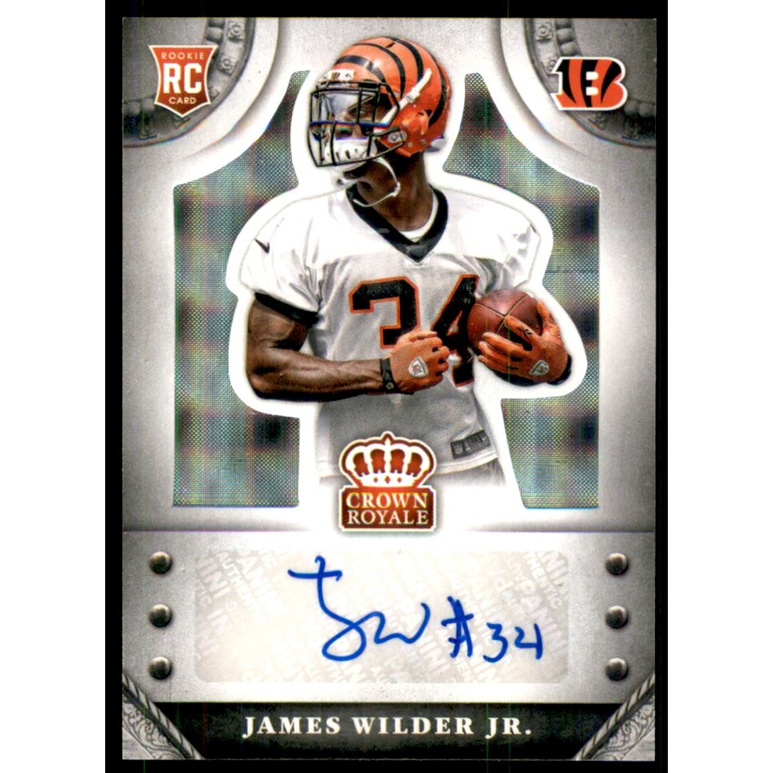 2014 Crown Royale Rookie Signatures Silver Plaid #SJWI James Wilder Jr./99
