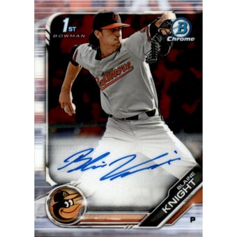 2019 Bowman Chrome Prospect Autographs #CPABK Blaine Knight