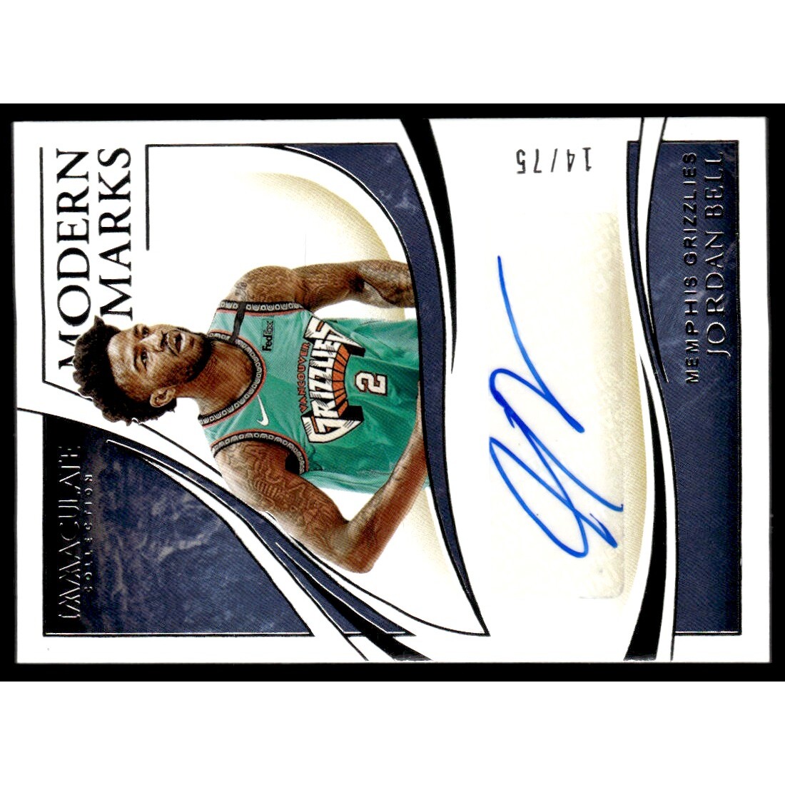 2019-20 Immaculate Collection Modern Marks Autographs #4 Jordan Bell