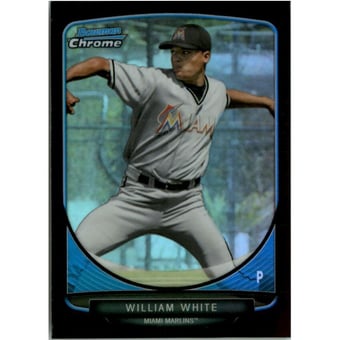 2013 Bowman Chrome Mini Black Refractors #276 William White