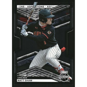 2023 Elite Extra Edition Aspirations Die-Cut #81 Matt Shaw