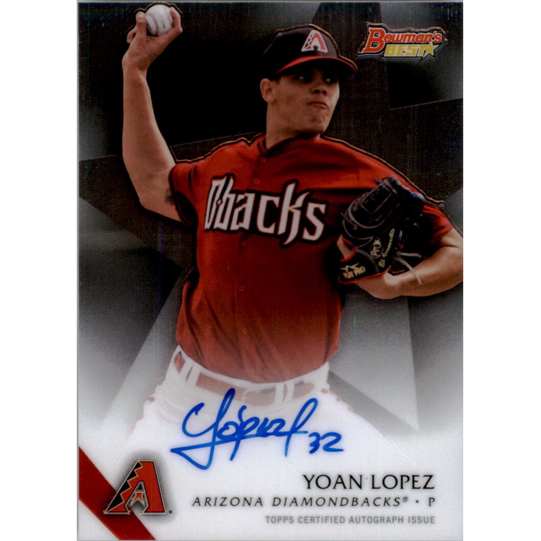 2015 Bowman's Best Best of '15 Autographs #B15YL Yoan Lopez